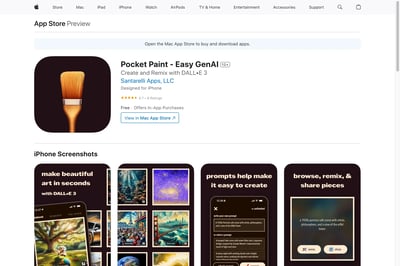 Pocket Paint - Einfache GenAI preview